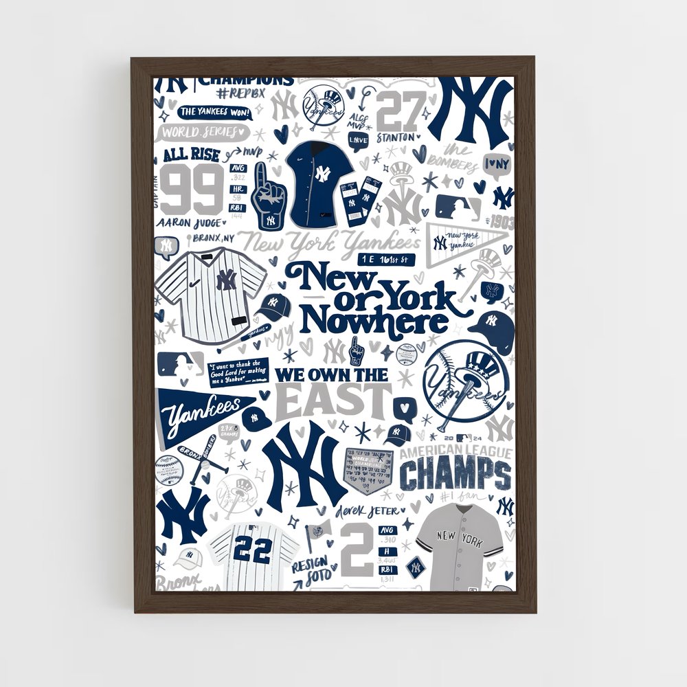 Poster New York Legends – affiche Baseball (vue 5)